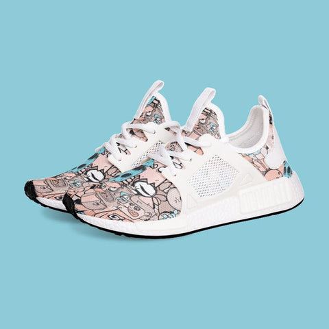 Burn! Peach - Unisex Lightweight Sneaker